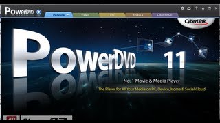 CyberLink Power DVD 11 Ultra  Full  Español  32amp64 Bits [upl. by Nnaeirb805]