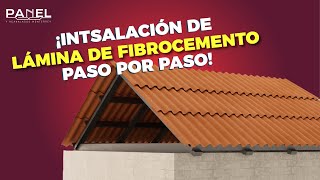 ¡Aprende a Instalar Lámina de Fibrocemento como un Profesional [upl. by Bron923]