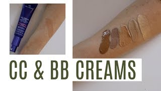 SWATCHING CC CREAMS amp BB CREAMS DR DRAY [upl. by Jinny788]