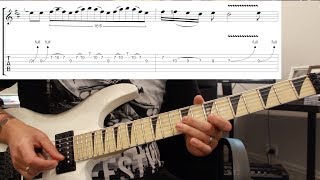 How to play ‘Panama’ by Van Halen Guitar Solo Lesson wtabs [upl. by Namharludba]