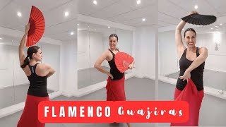 Guajiras Flamenco  a feminine Spanish dance with Fan [upl. by Elon]