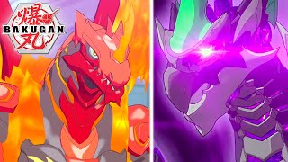 First Dragonoid vs Nillious Battle  Bakugan Evolutions  Anime amp Cartoons for Kids [upl. by Ielirol]