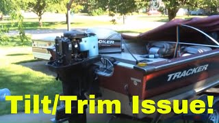 Power Tilt Trim Fix on Mercury 60HP Outboard [upl. by Maxima]