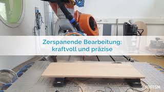 Holzbearbeitung mit CNC Robotern [upl. by Milurd393]