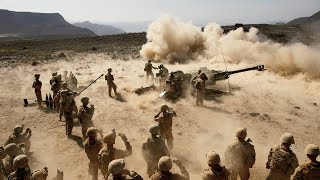 Intense Training US Marines Atomize Area with Powerful M777 Artillery [upl. by Davenport469]