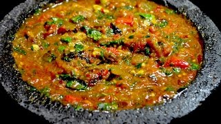 La mejor salsa que vas a comer en tu vida Salsa para tacos o burritos [upl. by Etteragram]