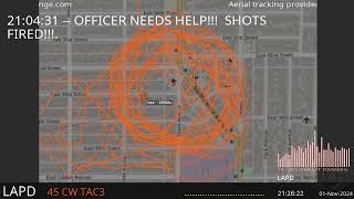 LAPD OIS Officer Involved Shooting in Southeat Div  Cop Shot  Police Scanner Audio  01NOV2024 [upl. by Samale170]