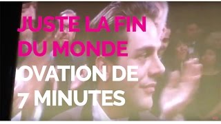 Xavier Dolan et Juste La Fin Du Monde À Cannes  La réaction de la salle [upl. by Nostrebor]