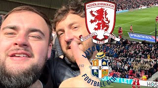 BORO HIT LUTON FOR 5 MIDDLESBROUGH FC 51 LUTON TOWN  VLOG [upl. by Ximenes]