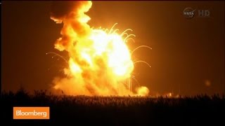 Oribital Rocket Explodes as Fireball in Virginia [upl. by Minardi]