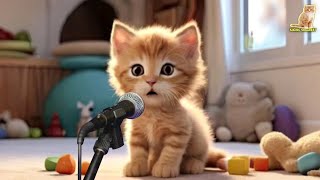 KUCING NYANYI LAGU MEMANGNYA AKU BONEKA LUCU BANGET 😸😸😸 [upl. by Anoel]