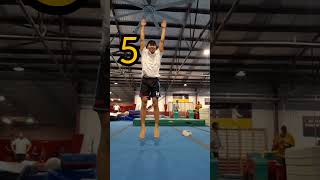 For every new sub I will do a flip foryou trending challenge viral backflip training gymnast [upl. by Ylenats252]