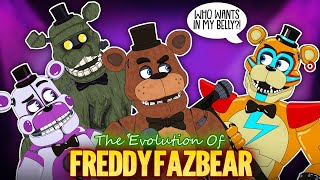 The Evolution Of Freddy Fazbear FNaF ANIMATED [upl. by Holmann890]