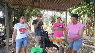 PEGANDO PEIXE PARA VENDER ALMOÇO E RECEITA DE PÃO E FAZENDO CALDO DE CANA muita coisa hoje [upl. by Stannwood]