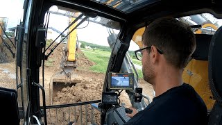 Liebherr R926 G8 beim Humus Laden Teil 2 GoPro Cabview Baggerfahrer Koppi [upl. by Lakym]