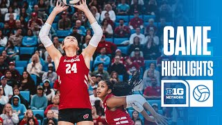 Wisconsin at UCLA  Highlights  Big Ten Volleyball  11162024 [upl. by Htebsle]