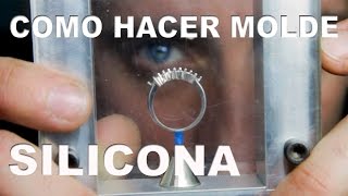 COMO HACER MOLDES DE SILICONA PARA JOYERÍA How its made silicone mold for jewelry [upl. by Ennoryt]