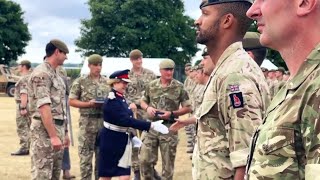 The 2nd Battalion the Royal Anglian Regiment and their families on Talavera day July 2022 [upl. by Ajad]