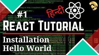 1 Installation  Hello World  React Tutorial For Absolute Beginners [upl. by Rednasxela]