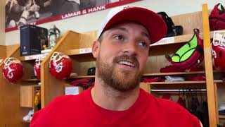 INSIDE THE LOCKER ROOM with New Chiefs TE Peyton Hendershot [upl. by Trevlac]