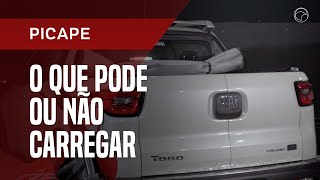 Picapes saiba o que pode ou não carregar na caçamba [upl. by Halac]