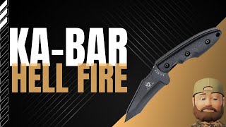 KaBar TDiHinderer Hell Fire fixed blade review [upl. by Inami]