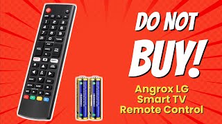 DONT BUY Angrox LG Smart TV Remote Control BEFORE WATCHING THIS VIDEO 🚫🛒 [upl. by Saberhagen]