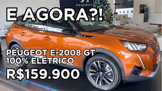 Peugeot E2008 100 Elétrico por R159900 E agora qual seria sua escolha carroelétrico suv [upl. by Iel986]