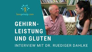 Gehirnleistung steigern Dr Ruediger Dahlke über Gluten und gesunde Ernährung [upl. by Ateerys]