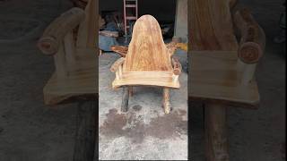 Antique king Seat wood woodenfurnituremaking furniture [upl. by Tullusus441]