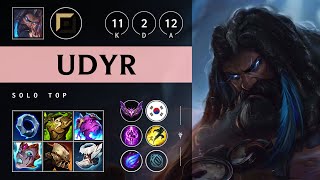 Udyr Top vs Darius Legendary  KR Master Patch 1422 [upl. by Hnahk392]