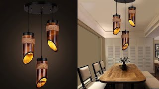 Avior Bamboo Hanging Light Installation amp Fix Bulb Best Decorative Lamp Restaurant amp Café Lights [upl. by Wester]