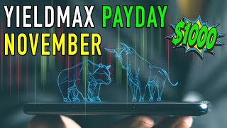 YieldMax Pay Day November 2023 40000 Invested [upl. by Valdemar]