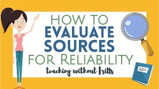 How to Evaluate Sources for Reliability  Writing for Kids [upl. by Benil727]