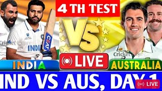 LiveIndia vs Australia 4th Test Day 1 Live  Ind vs Aus  Live Cricket Match Today indvsaus​ [upl. by Alain712]