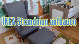 Ikea Strandmon zusammenbauen Ohrensessel Video Anleitung Aufbau [upl. by Enilesor474]