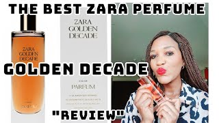 ZARA GOLDEN DECADE PERFUME REVIEW  CHAPTER 1 THE BEST ZARA PERFUME OF 2024 DUPE YSL LIBRE INTENSE [upl. by Atnahc]