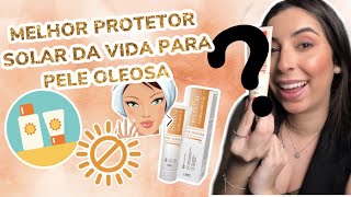 MELHOR PROTETOR SOLAR PARA PELE OLEOSA  Filtrum ULTRA SECO [upl. by Ennayelhsa]