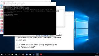 Konfigurasi RAID 5 menggunakan 3 hdd dengan mdadm [upl. by Assilym]