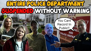 ENTIRE POLICE DEPARTMENT SUSPENDED And Of Course Its WITH PAY First Audit Since Being Released [upl. by Justicz]