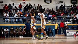 WJG SPORTS HIGHLIGHT FILMS Goldsboro 77 Hertford County 60 [upl. by Hamirak]