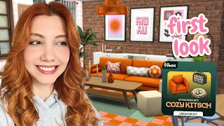 First Look at The Sims 4 Cozy Kitsch Kit Build amp Buy Overview [upl. by Cos]