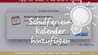 App Tipp Kalender SchulferienKalender laden [upl. by Ainesell]