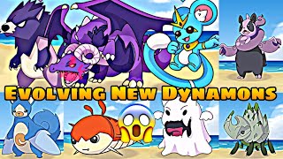 Evolving all new dynamons in dynamons worldDynamons evolution update in dynamons worldNew update [upl. by Bainter]