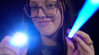 ASMR Focus on Me amp My Bright Lights  follow my instructions to relax your brain and tire your eyes [upl. by Wilmette723]