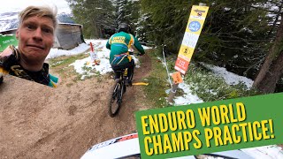 ENDURO WORLD CHAMPS PRACTICE DAY WITH TEAM SA  VLOG 7 [upl. by Voss]