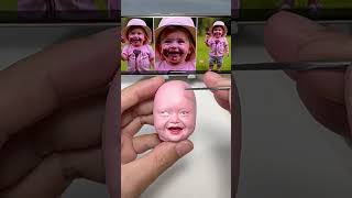 Part 1 ：DIY Clay Sculpture – Crafting a Sweet Smiling Girl [upl. by Allayne]