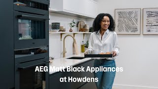 AEG Matt Black Appliances at Howdens [upl. by Nylecaj670]