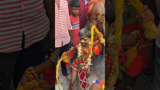 Kachiguda Loith Potharaju At Falaknuma Kali Mata Bonalu 2024  potharaju golcondabonalu2024 [upl. by Ardnasal]