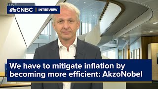 We have to mitigate inflation by becoming more efficient AkzoNobel [upl. by Dnaletak490]